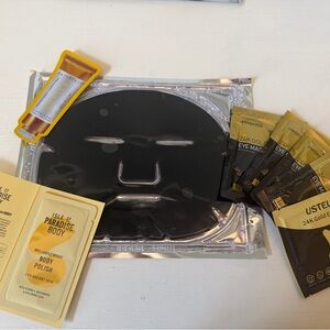 Assorted Masks and Skin Care: Predire, 24K Gold, and Isle of Paradise
